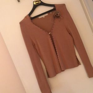 Max Studio camel color cardigan